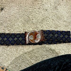 Vintage beaded belt
